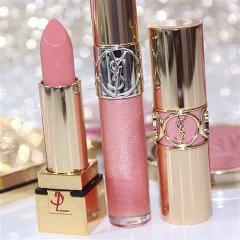 YSL pink lipstick